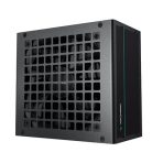 DeepCool PF600 600W PSU, 120mm Silent Hydraulic Bearing Fan, 80 PLUS White, Non Modular, UK Plug, Flat Black Cables, Efficient & Affordable