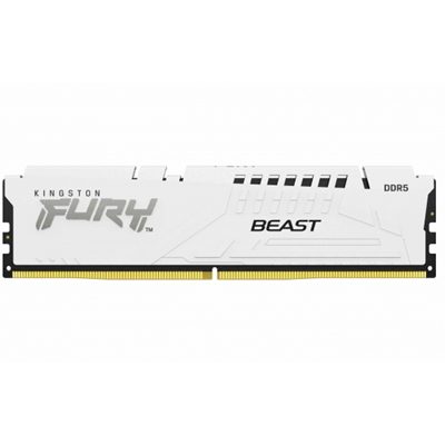 Kingston FURY Beast (KF560C36BWE2-16) 16GB System Memory, 6000MT/s, DDR5, CL36, DIMM, White